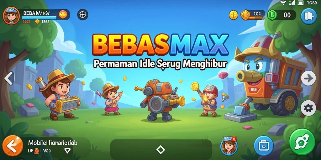 Tampilan gameplay <strong>BEBASMAX</strong> yang menarik dan memukau.