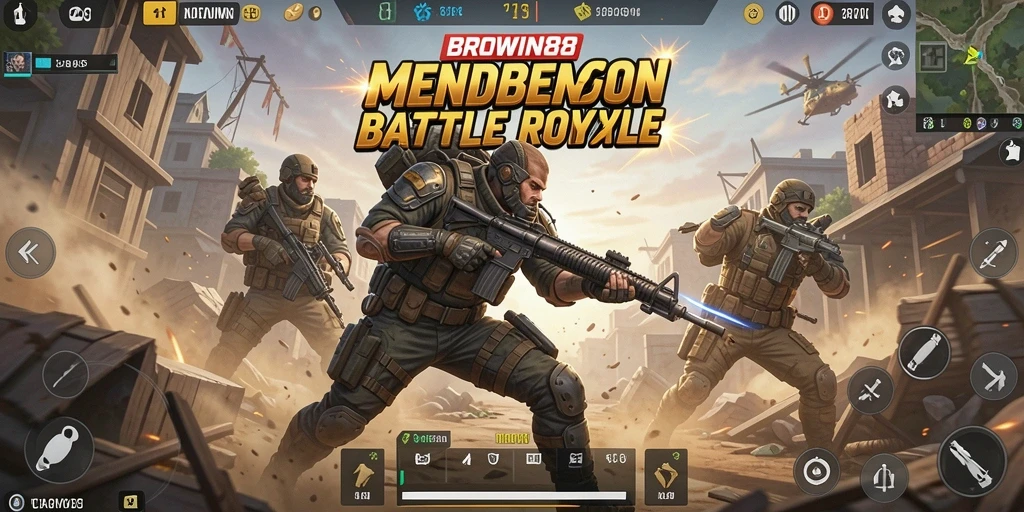 Tangkapan layar gameplay BROWIN88 yang intens dan mendebarkan.