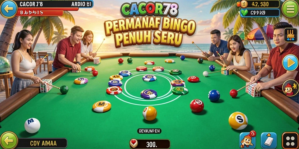 Screenshot gameplay Bingo di CACOR78 yang menampilkan suasana permainan.