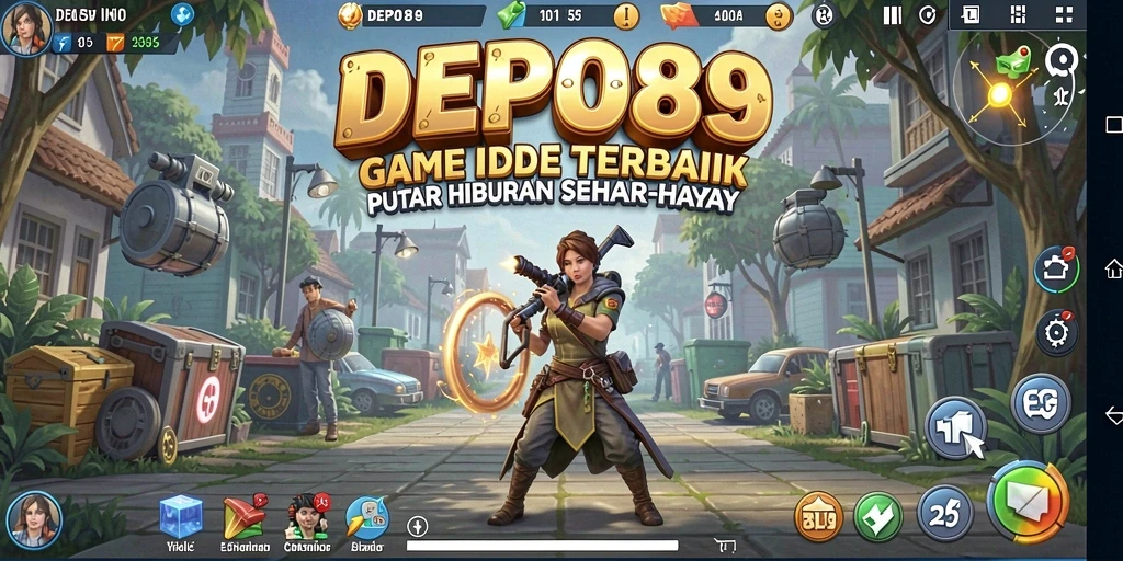 Tangkapan layar gameplay DEPO89 yang menampilkan suasana santai dan strategi permainan.