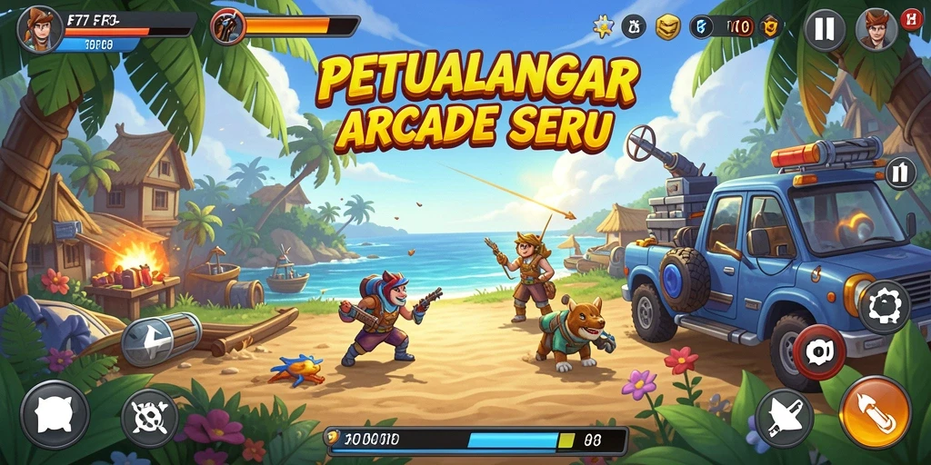 Tampilan gameplay F7F7 yang seru dan menegangkan saat bermain.
