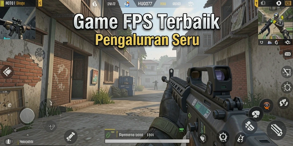 Tampilan menarik dari gameplay HUGO77 yang penuh aksi.