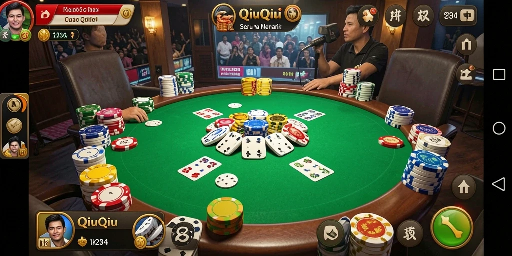 Tampilan gameplay K234 yang seru dalam QiuQiu.