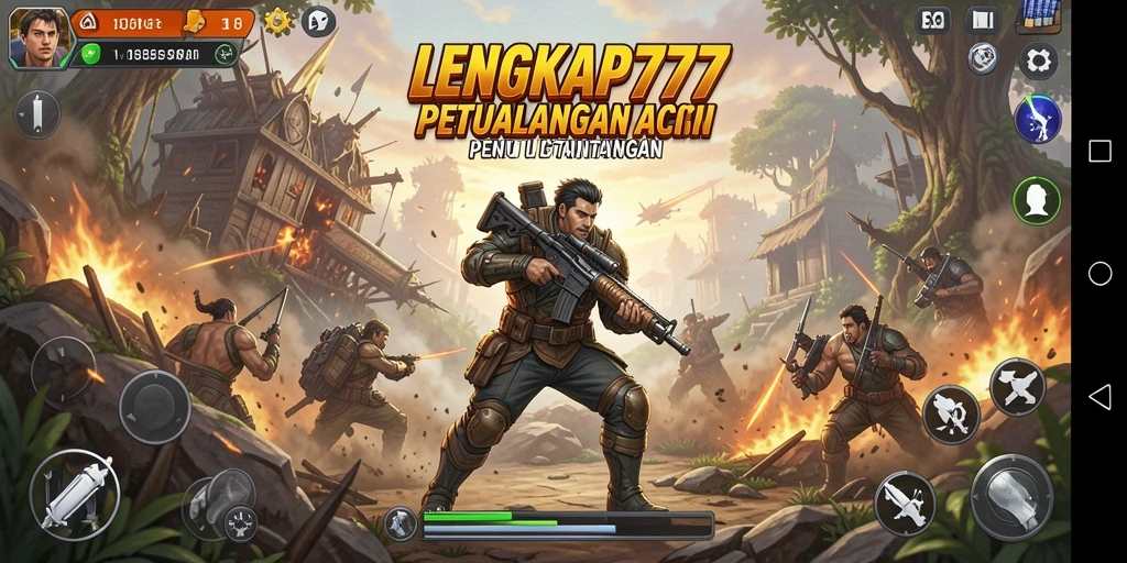 Tampilan menarik gameplay LENGKAP777 yang penuh aksi dan tantangan.