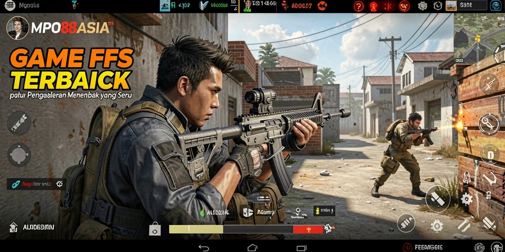 Tampilan gameplay seru dari MPO88ASIA dalam pertempuran FPS.