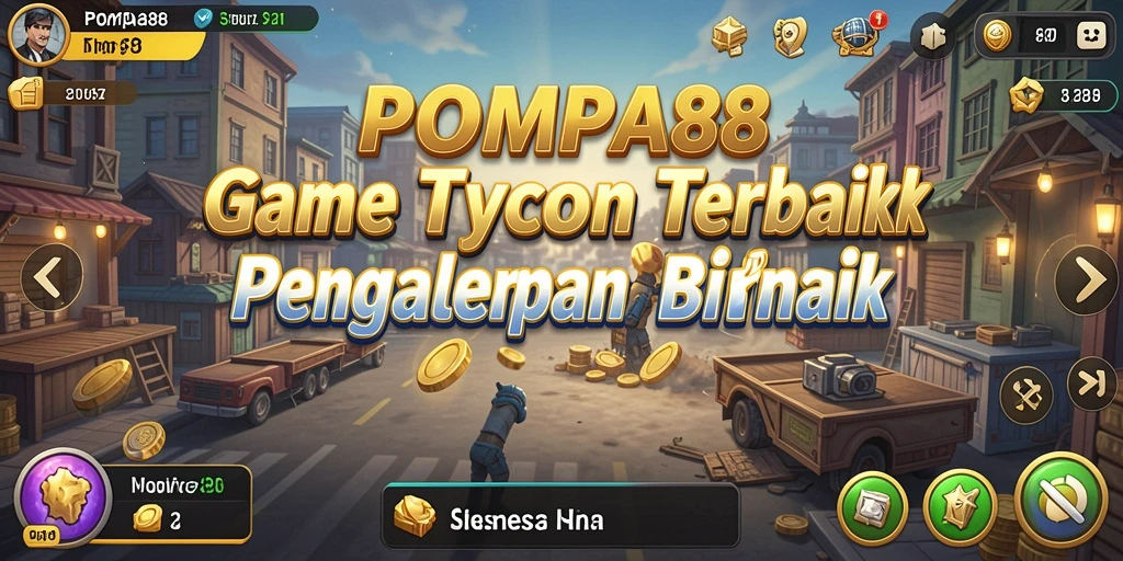 Gameplay POMPA88 yang menegangkan saat membangun bisnis.