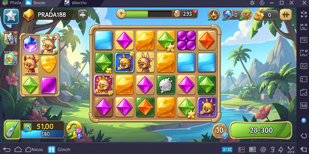 Tampilan screenshot gameplay PRADA188 yang penuh warna dan menarik.