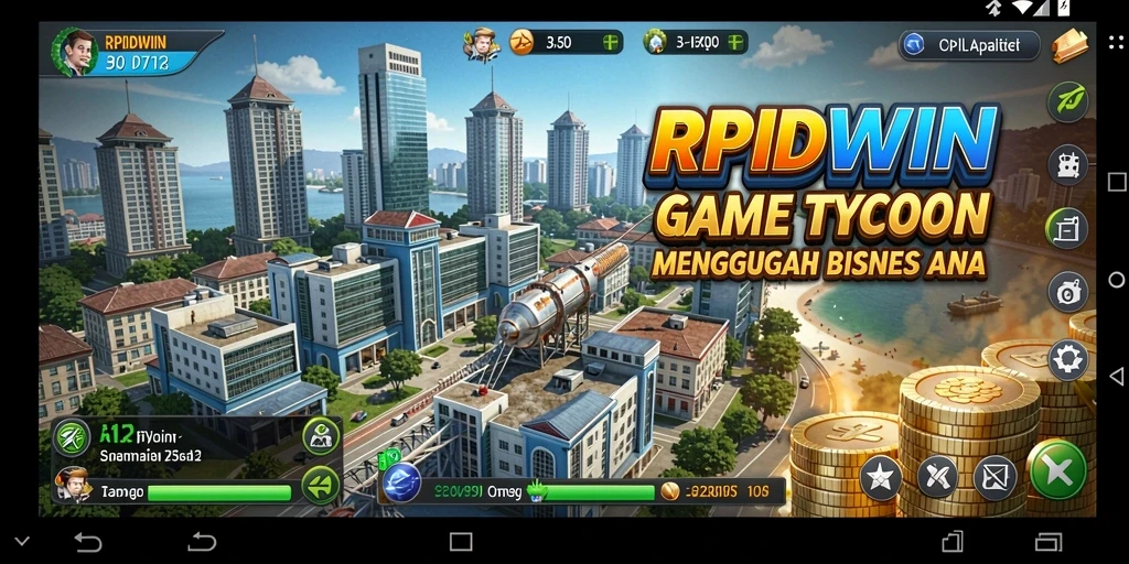 Tampilan gameplay RPIDWIN yang menggugah selera bisnis.