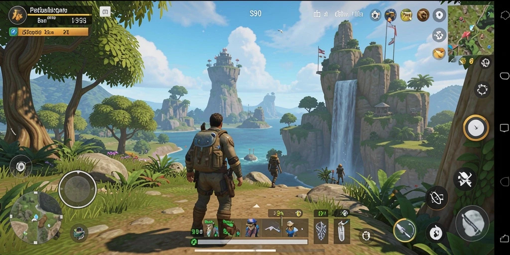 Tampilan menakjubkan dari gameplay S80 yang imersif dalam dunia terbuka.