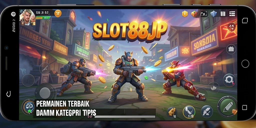 Tampilan gameplay menarik dan seru dari SLOT88JP di layar.