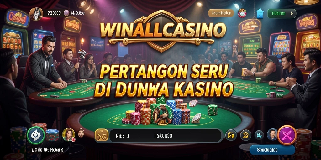 Tampilan aksi seru dalam gameplay WINALLCASINO yang mendebarkan.