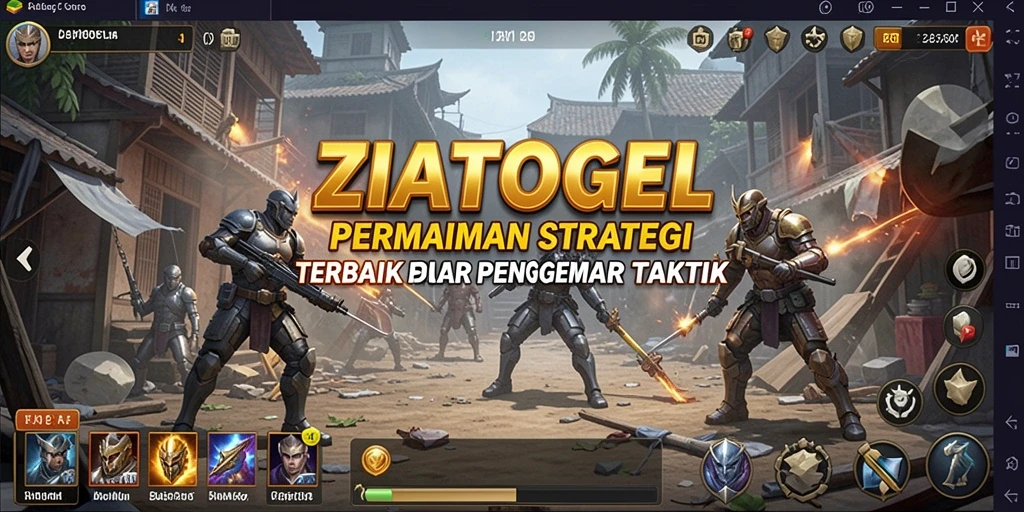 Tampilan menarik gameplay memukau dalam ZIATOGEL.